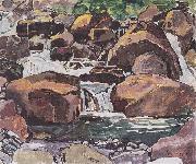 Ferdinand Hodler, Bergbach bei Champery